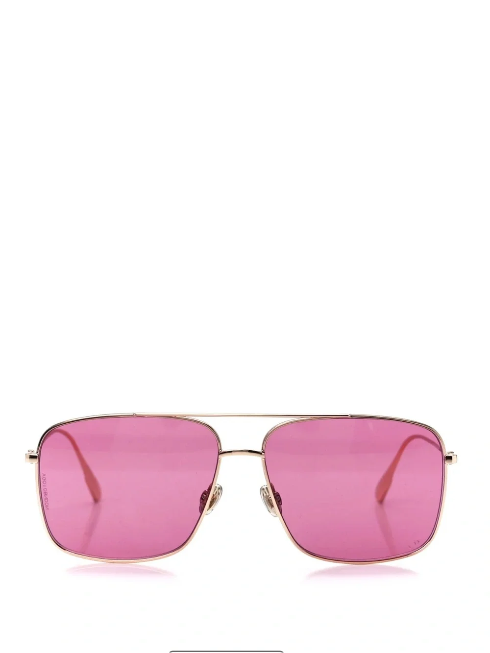 Christian Dior Stellaire Pink Lens Metal Frame Women's Sunglasses. Like new!